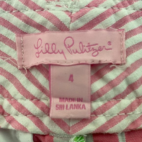 Lilly Pulitzer pink and green shorts, size 4 - Picture 4 of 4